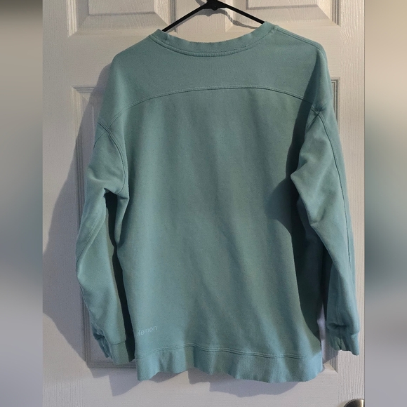 Lululemon Perfectly Oversized Crew in Tidewater Teal Cotton/terry - Picture 5 of 8